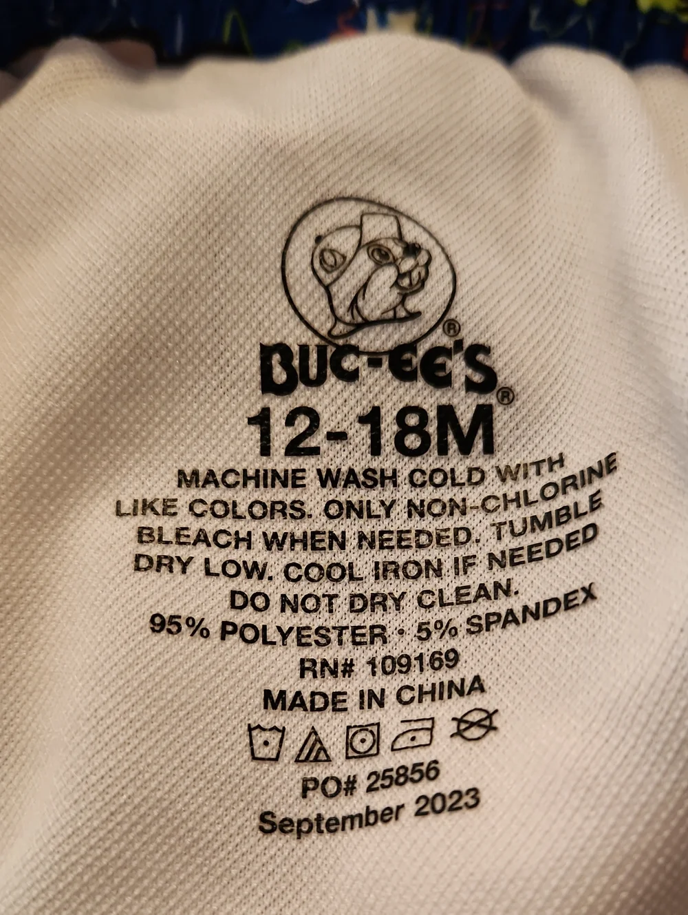 Buc-ee's Infant Swim Trunks Size 12-18M